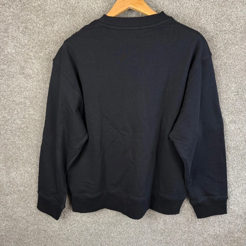 Adidas‎ Mercedes AMG Petronas F1 Team Black Crewneck Sweatshirt Men's Large NEW